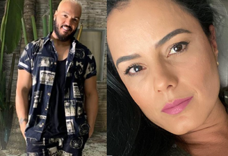 Imagem: Belo e Luciele di Camargo, esposa de Denílson (Reprodução/Instagram)