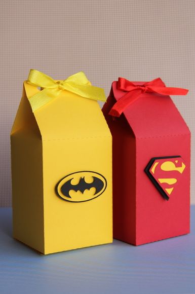 Caixa personalizada de super heróis