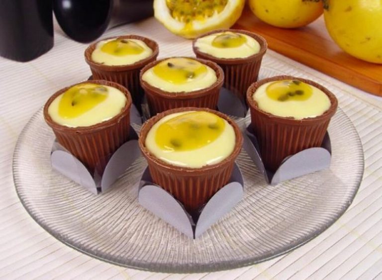 copinhos de chocolate