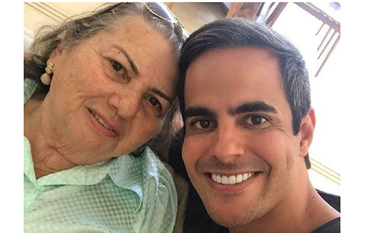 Foto: Kaká Diniz, marido de Simone Mendes, e sua tia que faleceu recentemente (Reprodução/Instagram)