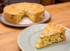 A massa de empadão que derrete na boca é simplesmente divina