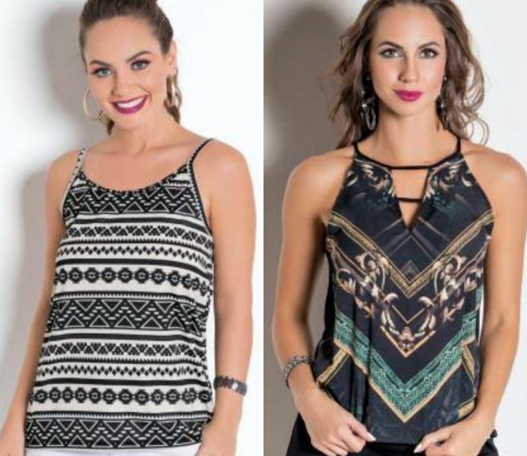 As regatas são peças confortáveis e lindas