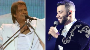 Roberto Carlos e Gusttavo Lima (Foto: Reprodução)