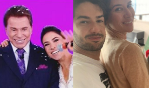 Imagem: Silvio Santos e Patrícia Abravanel e o casal Alexandre Pato e Rebeca Abravanel (Reprodução/Instagram)