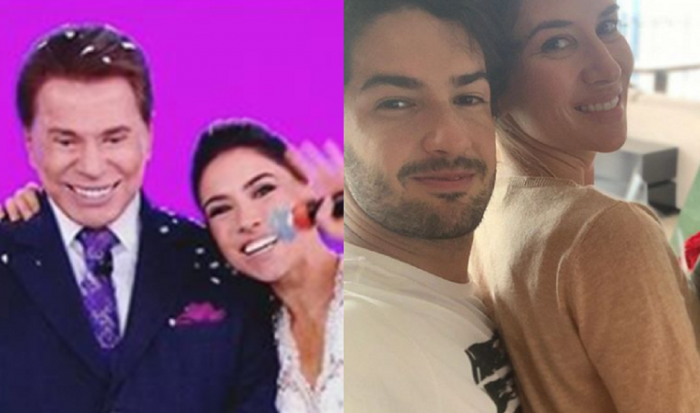 Imagem: Silvio Santos e Patrícia Abravanel e o casal Alexandre Pato e Rebeca Abravanel (Reprodução/Instagram)