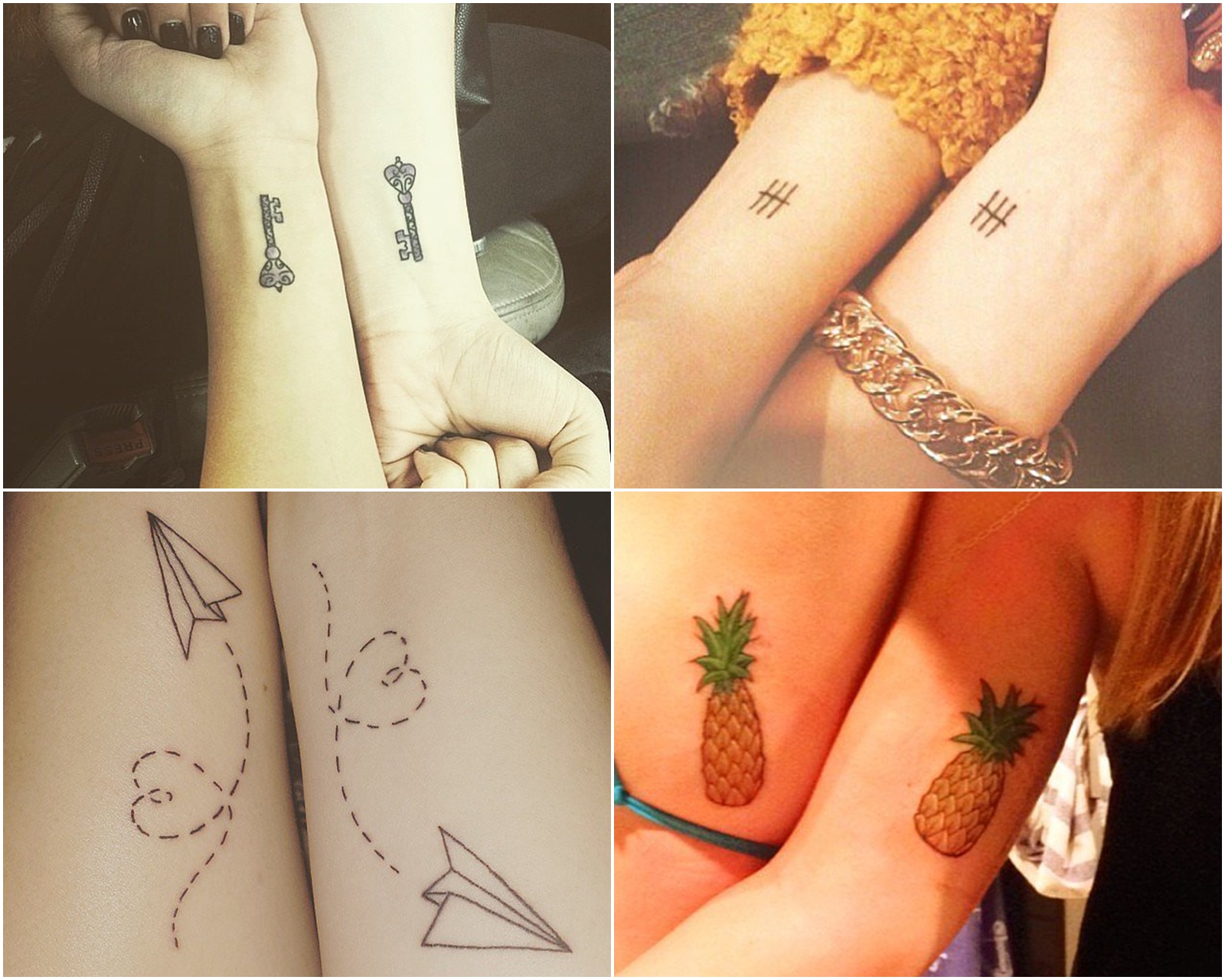 tatuagem de melhores amigas