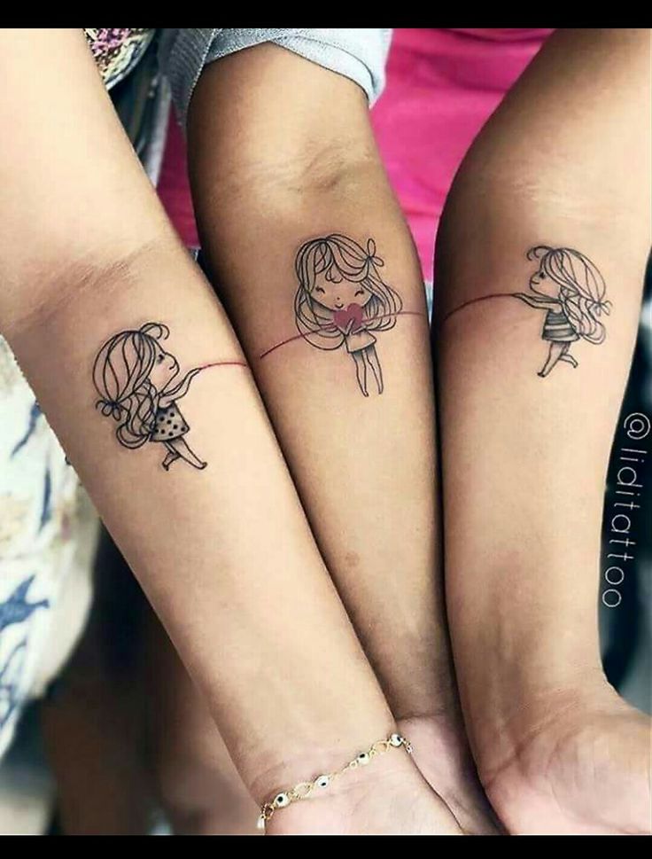 tatuagem de melhores amigas