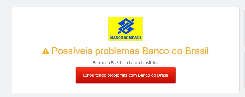 Site e app Banco do Brasil fora do ar; usuários relatam dificuldades de acesso (imagem: print downdetector)