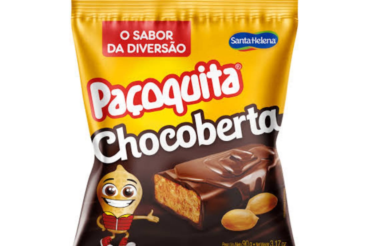 Paçoquita, da marca Santa Helena, agora conta com a versão Chocoberta