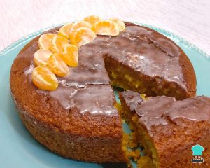 Bolo de mexerica com iogurte e calda (Tudo Receitas)