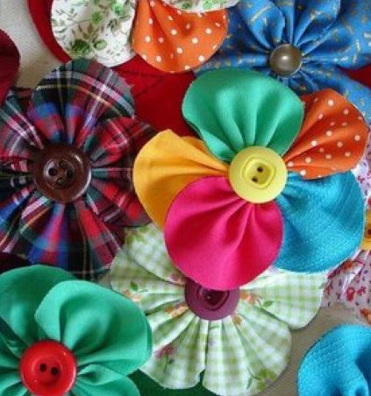 flores de fuxico