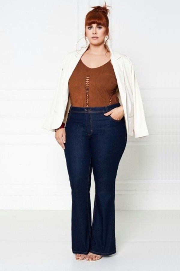 Plus Size flaire ,dicas de moda (Calça Plus Size)