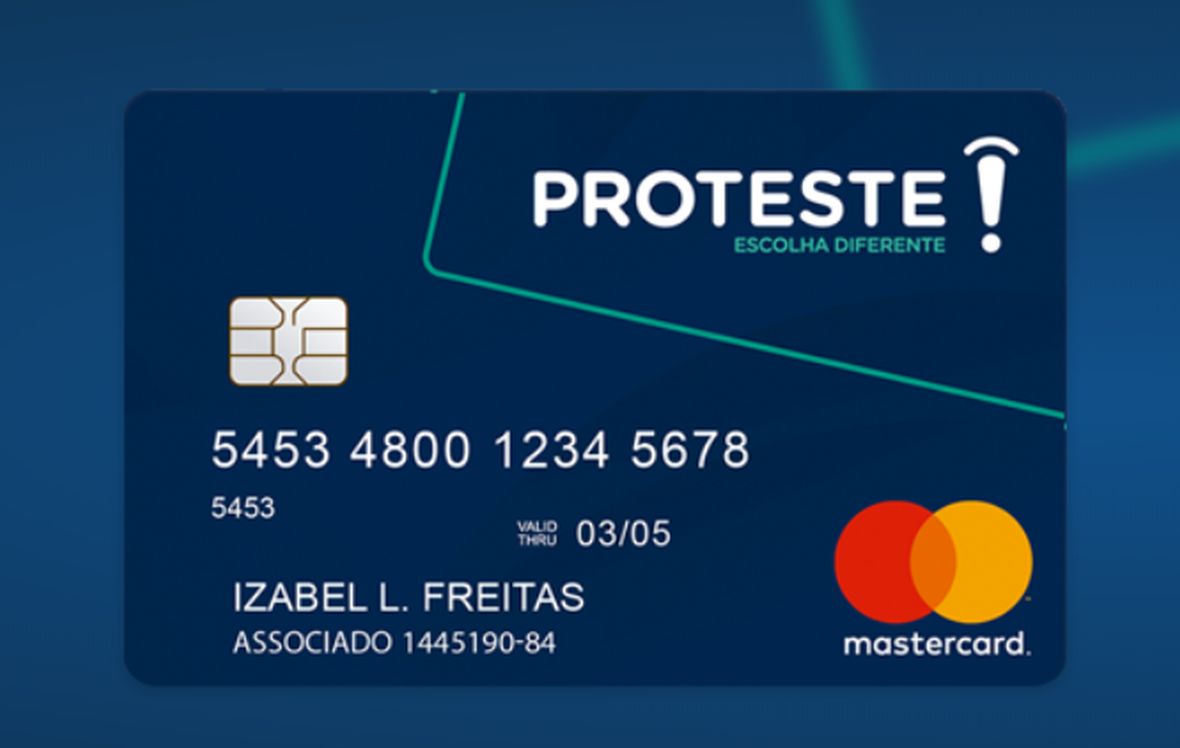 Cartão Proteste é liberado para negativados no SPC e Serasa e tem cashback