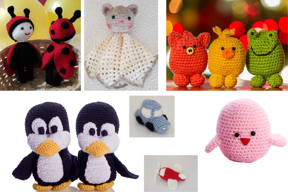 bichinhos amigurumi de crochê