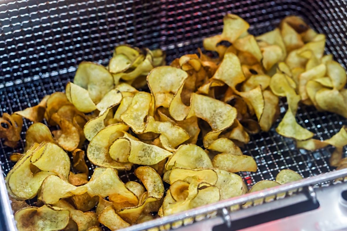 cascas de alimentos na airfryer