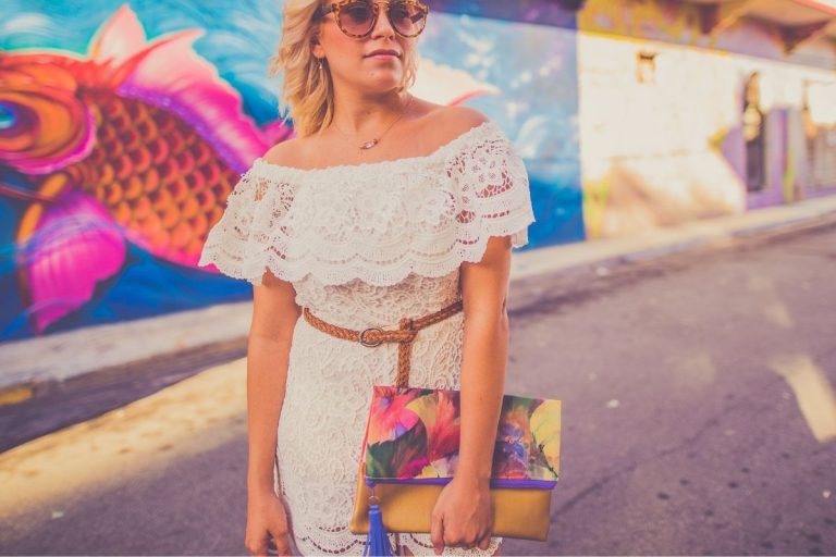 Vestido de ombro a ombro