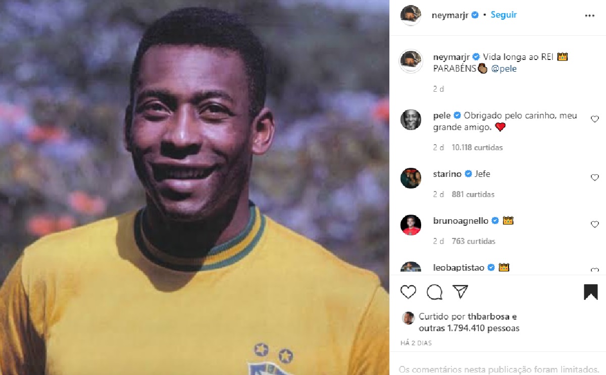 Publicação Neymar (Foto: Reprodução Instagram)