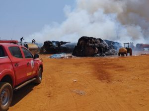 Focos de incêndio no MT aumenta 236%, diz Inpe. Foto: CBM-MT