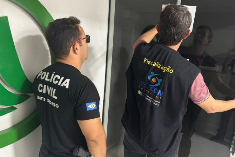 Financeira de Cuiabá enganava clientes e prometia quitar dívidas. Fotos: Divulgação Polícia Civil